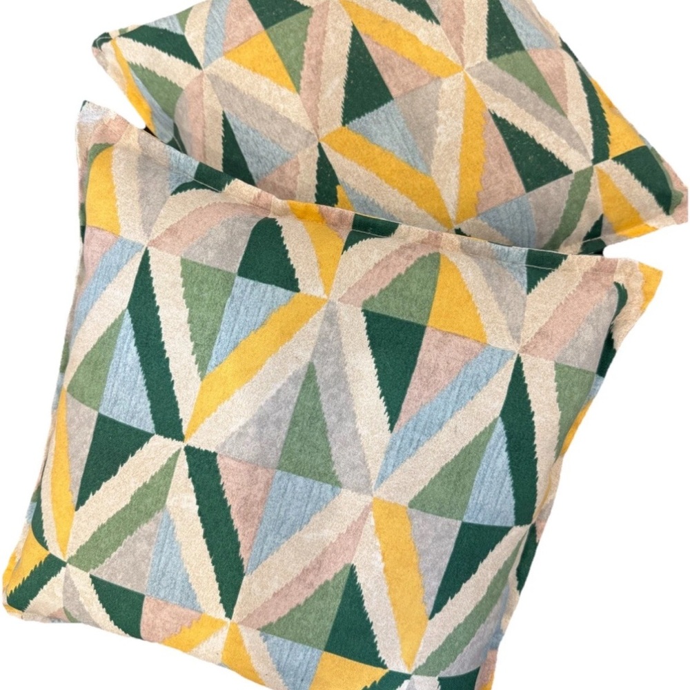 Geometric Pattern Throw Pillows